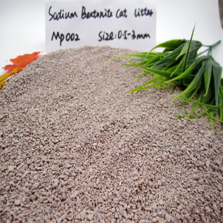 Super Clumping Sodium Bentonite Clay Cat Litter GP002